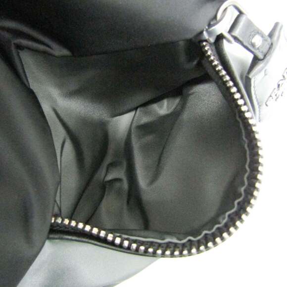 PRADA Black Leather Shoulder Bag